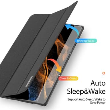 DUX DUCIS Samsung Tab S8 Ultra DOMO Series Trifold Fodral - Svart
