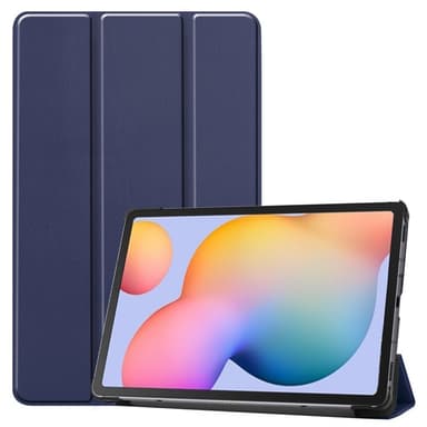 SKALO Samsung Tab S6 Lite Trifold Fodral - Mörkblå