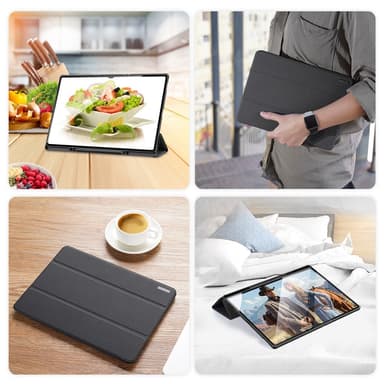 DUX DUCIS Samsung Tab S8 Ultra DOMO Series Trifold Fodral - Svart