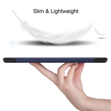 SKALO Samsung Tab S6 Lite Trifold Fodral - Mörkblå