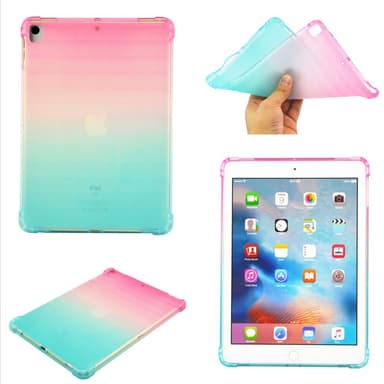 SKALO iPad 10.2 Gradient TPU Skal - Rosa-Turkos