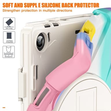 SKALO Lenovo Tab M10 (Gen 3) Extra Stöttåligt Armor Shockproof Skal - Rainbow