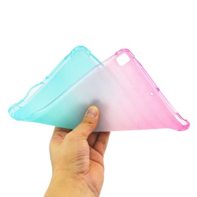 SKALO iPad 10.2 Gradient TPU Skal - Rosa-Turkos
