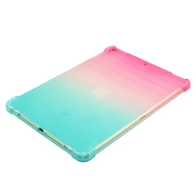 SKALO iPad 10.2 Gradient TPU Skal - Rosa-Turkos
