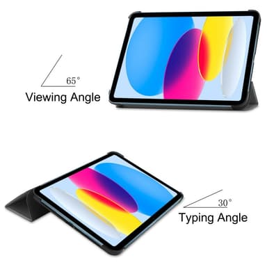 SKALO iPad 10.9 (2022) Trifold Fodral - Grå