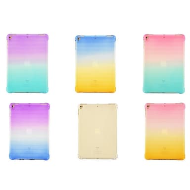 SKALO iPad 10.2 Gradient TPU Skal - Rosa-Turkos