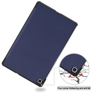 SKALO Samsung Tab S6 Lite Trifold Fodral - Mörkblå