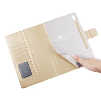 SKALO Samsung Tab S7/S8 PU-Läder Fodral - Guld
