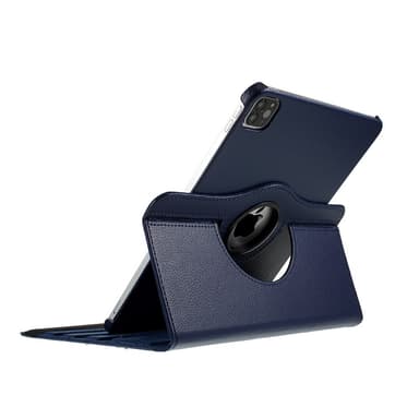 SKALO iPad Pro 11"" 360 Litchi Fodral - Mörkblå
