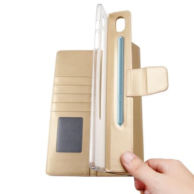 SKALO Samsung Tab S7/S8 PU-Läder Fodral - Guld