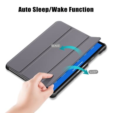 SKALO Lenovo Tab M10 FHD Plus 10.3"" Trifold Fodral - Grå