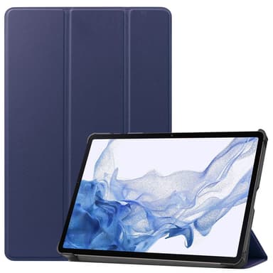 SKALO Samsung Tab S8 Trifold Fodral - Mörkblå