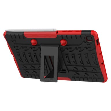 SKALO Samsung Tab S6 Lite Armor Däck Hybrid Skal - Röd