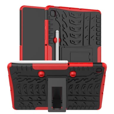 SKALO Samsung Tab S6 Lite Armor Däck Hybrid Skal - Röd