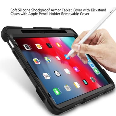 SKALO iPad Air (2020/2022) Extra Stöttåligt Armor Shockproof Skal - Svart