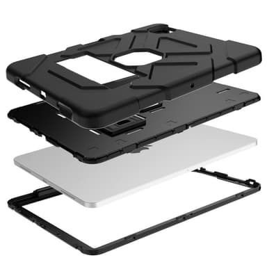 SKALO iPad Air (2020/2022) Extra Stöttåligt Armor Shockproof Skal - Svart