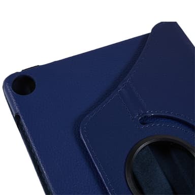 SKALO Lenovo Tab M10 (Gen 3) 360 Litchi Fodral - Mörkblå
