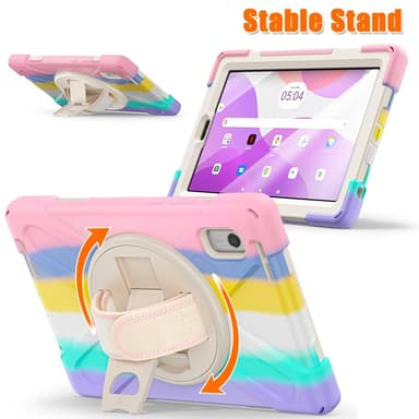 SKALO Lenovo Tab M9 Extra Stöttåligt Armor Shockproof Skal - Rainbow