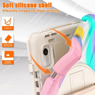 SKALO Lenovo Tab M9 Extra Stöttåligt Armor Shockproof Skal - Rainbow