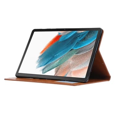 SKALO Samsung Tab A8 10.5 (2021/2022) PU-Läder Plånboksfodral - Svart