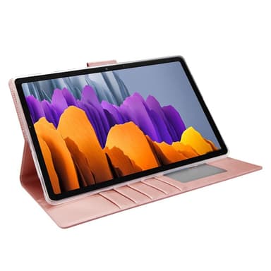 SKALO Samsung Tab S7/S8 PU-Läder Fodral - Roséguld