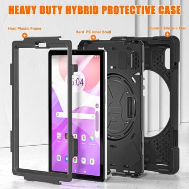SKALO Lenovo Tab M9 Extra Stöttåligt Armor Shockproof Skal - Svart