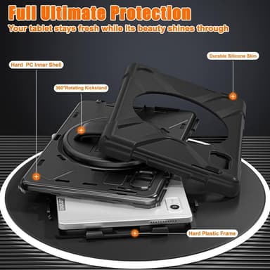 SKALO Lenovo Tab M9 Extra Stöttåligt Armor Shockproof Skal - Svart