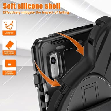 SKALO Lenovo Tab M9 Extra Stöttåligt Armor Shockproof Skal - Svart