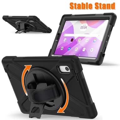 SKALO Lenovo Tab M9 Extra Stöttåligt Armor Shockproof Skal - Svart