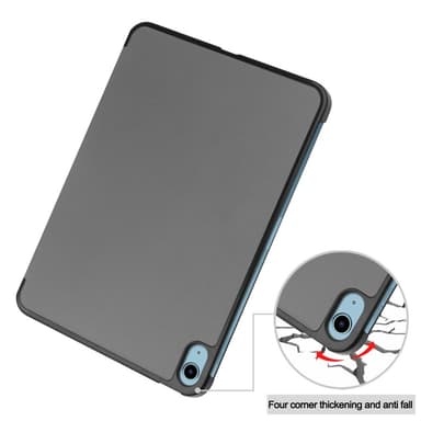 SKALO iPad 10.9 (2022) Trifold Fodral - Grå