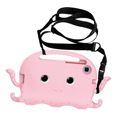 SKALO Samsung Tab A7 Lite 3D Cartoon Barnskal - Rosa
