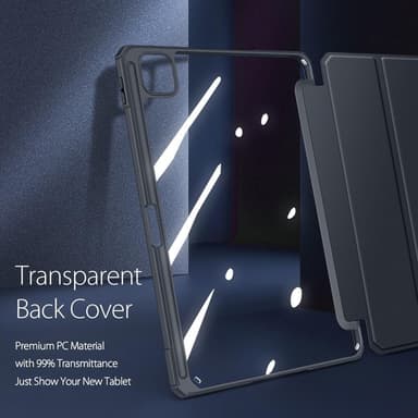 DUX DUCIS iPad Pro 12.9 (Gen 4/5/6) TOBY Series Trifold Fodral - Svart