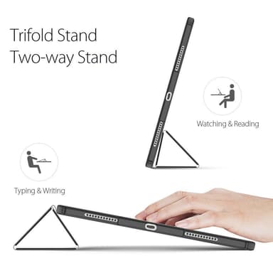 DUX DUCIS iPad Pro 12.9 (Gen 4/5/6) TOBY Series Trifold Fodral - Svart