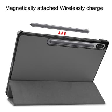 SKALO Samsung Tab S7 FE Trifold Fodral - Grå