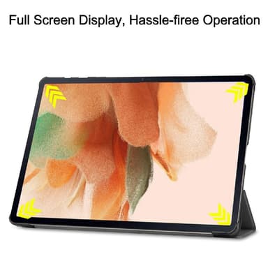 SKALO Samsung Tab S7 FE Trifold Fodral - Grå
