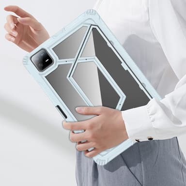 SKALO Xiaomi Pad 6 Armor X Hybrid Skal - Ljusblå