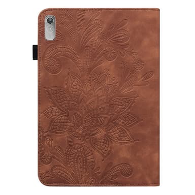 SKALO Lenovo Tab P11 Gen 2 Mandala Fodral - Brun