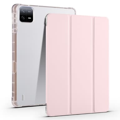 SKALO Xiaomi Pad 6 Trifold Fodral med Transparent Baksida - Rosa