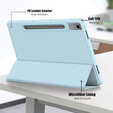 SKALO Lenovo Tab P12 Trifold Fodral - Turkos