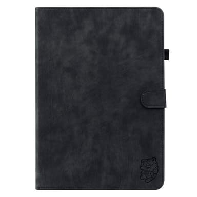 SKALO Lenovo Tab P12 Cute Tiger PU-Läder Fodral - Svart