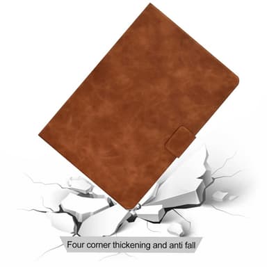 SKALO Samsung Tab S7/S8 PU-Läder Fodral - Brun
