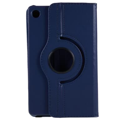 SKALO Lenovo Tab M8 Gen 4 360 Litchi Fodral - Mörkblå