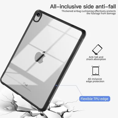 SKALO iPad 10.9 (2022) Hybrid Skal - Svart