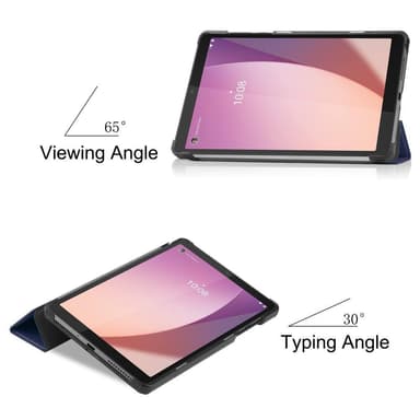 SKALO Lenovo Tab M8 Gen 4 Trifold Fodral - Blå