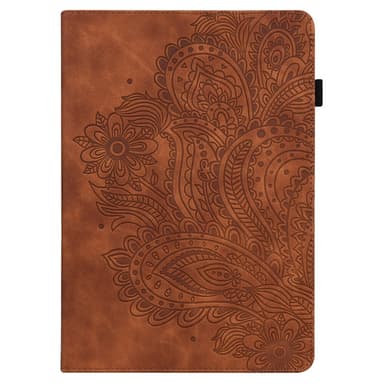 SKALO Google Pixel Tablet Mandala Fodral - Brun