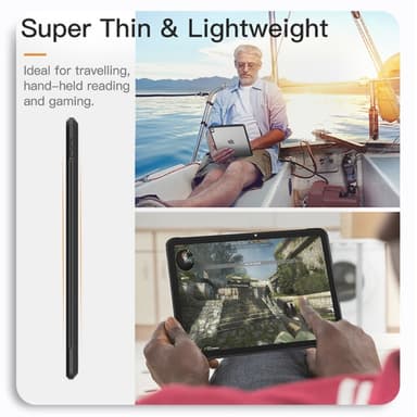 SKALO iPad 10.9 (2022) Hybrid Skal - Svart