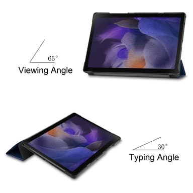 SKALO Samsung Tab A8 10.5 (2021/2022) Trifold Fodral - Mörkblå