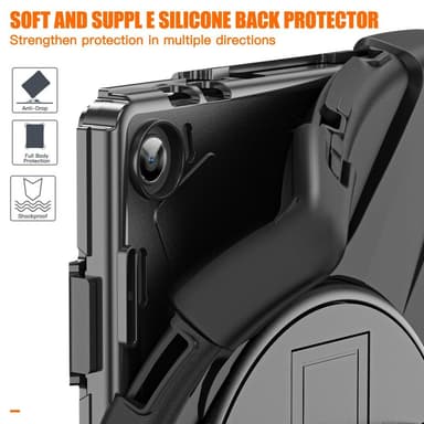 SKALO Lenovo Tab M10 (Gen 3) Extra Stöttåligt Armor Shockproof Skal - Svart