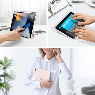DUX DUCIS iPad 10.9 (2022) TOBY Series Trifold Fodral - Rosa