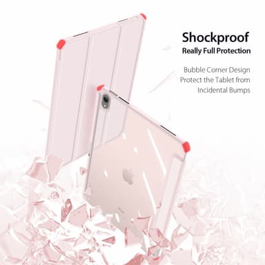 DUX DUCIS iPad 10.9 (2022) TOBY Series Trifold Fodral - Rosa